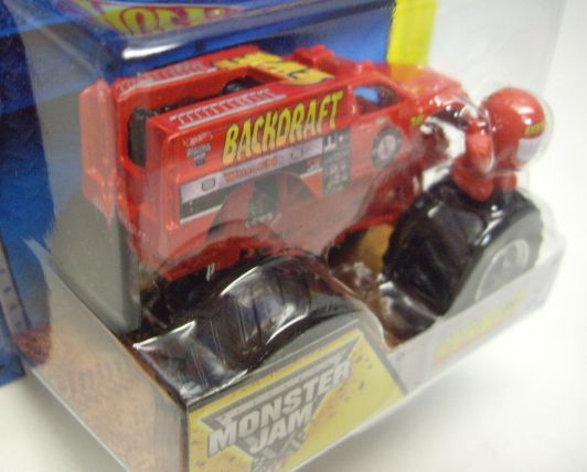 画像: 2014 MONSTER JAM included MONSTER JAM FIGURE! 【BACKDRAFT】 RED