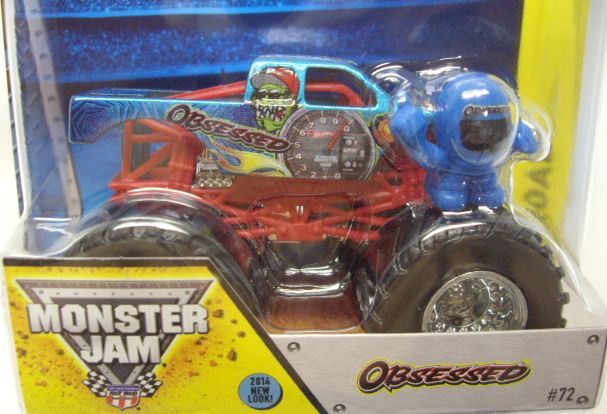 画像: 2014 MONSTER JAM included MONSTER JAM FIGURE! 【OBSESSED】 BLUE (2014 NEW LOOK!)