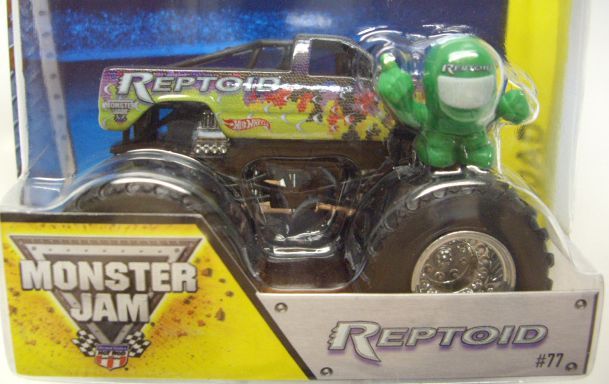 画像: 2014 MONSTER JAM included MONSTER JAM FIGURE! 【REPTOID】 DK.GRAY