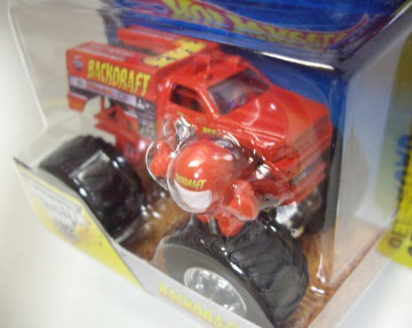 画像: 2014 MONSTER JAM included MONSTER JAM FIGURE! 【BACKDRAFT】 RED