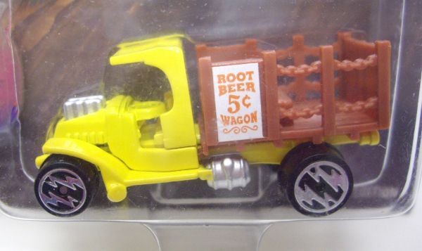 画像: 1996 JOHNNY LIGHTNING - WACKY WINNERS 【ROOT BEER WAGON】　YELLOW