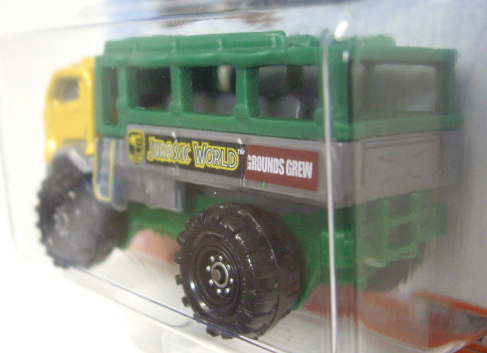 画像: 2015 MATCHBOX "JURASSIC WORLD" 【TRAVEL TRACKER】 YELLOW-GREEN