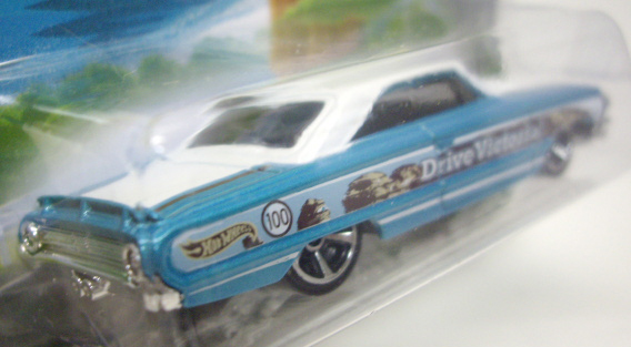 画像: 2015 WALMART EXCLUSIVE - HW ROAD TRIPPIN' 【CUSTOM '64 GALAXIE 500】 LT.BLUE-WHITE/MC5