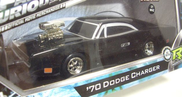 画像: 1/24 NKOK RADIO CONTROL "FAST & FURIOUS" 【'70 DODGE CHARGER】　BLACK (子供向け）