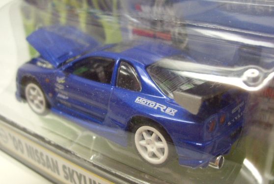 画像: 2002 MUSCLE MACHINES - IMPORT TUNER【'00 NISSAN SKYLINE GTR】 BLUE/RR