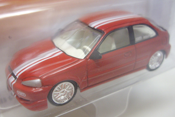 画像: 2002 JOHNNY LIGHTNING - IMPORT HEAT 【HONDA CIVIC CUSTOM】　RED