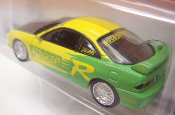 画像: 2002 JOHNNY LIGHTNING - IMPORT HEAT 【ACURA INTEGRA TYPE R】　YELLOW-LT.GREEN