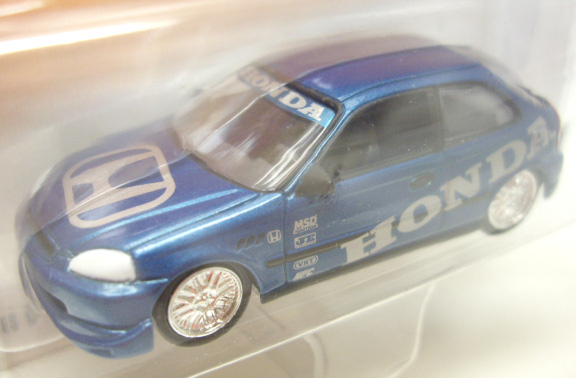 画像: 2002 JOHNNY LIGHTNING - IMPORT HEAT 【HONDA CIVIC CUSTOM】　MET.BLUE