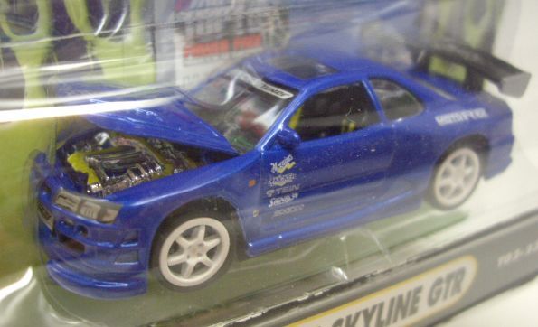 画像: 2002 MUSCLE MACHINES - IMPORT TUNER【'00 NISSAN SKYLINE GTR】 BLUE/RR