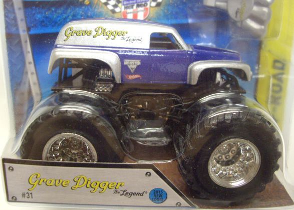 画像: 2015 MONSTER JAM includes SNAP-ON BATTLE SLAMMER! 【GRAVE DIGGER THE LEGEND】 SILVER-BLUE (2015 NEW LOOK!)