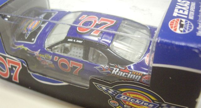 画像: 2007 ACTION? - NASCAR TEXAS MOTOR SPEEDWAY LIMITED EDITION 【"NOV. 4, 2007" CHEVY MONTE CARLO】　BLUE