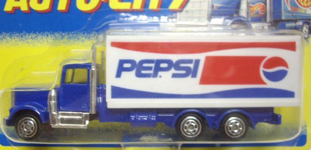 画像: 1994 AUTO CITY HAULER 【PEPSI】　BLUE-WHITE/C2 (CORGIキャスト/MATTELブランド)