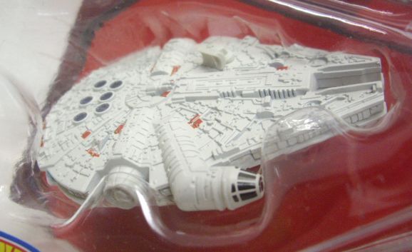 画像: 2015 HW STAR WARS STARSHIP 【MILLENNIUM FALCON（アンテナ四角）】　LT.GRAY (BLACK CARD)