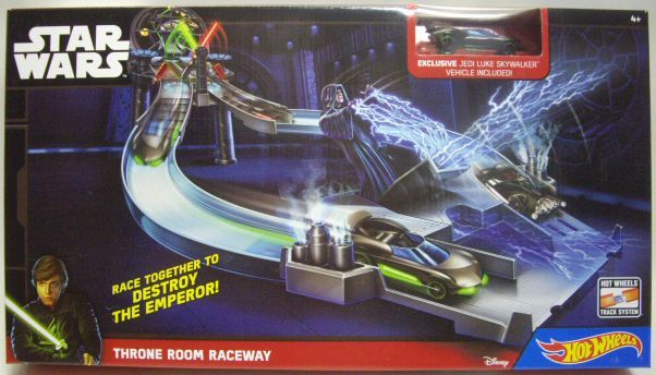 画像1: 2015 HW STAR WARS 【THRONE ROOM RACEWAY】　EXCLUSIVE JEDI LUKE SKYWALKER VEHICLE INCLUDED!