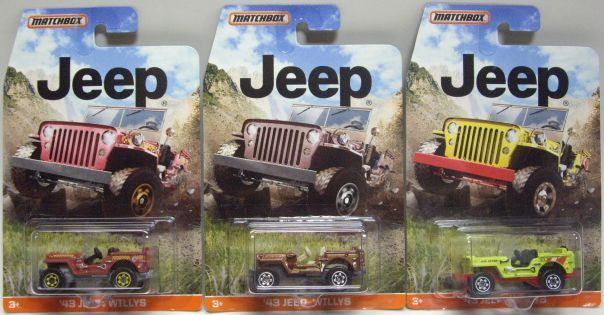 画像: 2015 MATCHBOX WALMART EXCLUSIVE "JEEP SERIES"【10種セット】  (予約不可） 