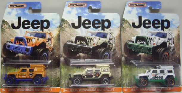 画像: 2015 MATCHBOX WALMART EXCLUSIVE "JEEP SERIES"【10種セット】  (予約不可） 