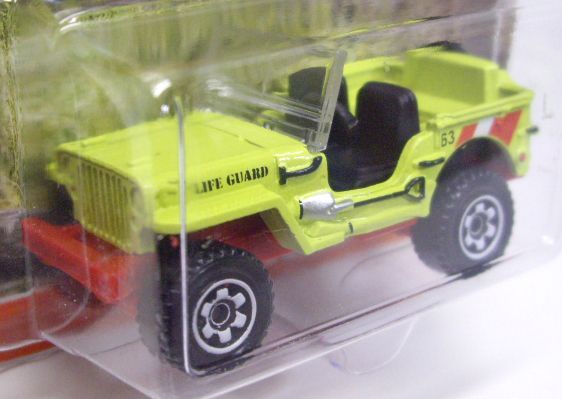 画像: 2015 MATCHBOX WALMART EXCLUSIVE "JEEP SERIES"【'43 JEEP WILLYS】 YELLOW (予約不可）