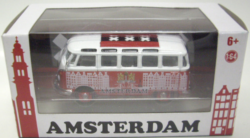 画像1: 2014 GREENLIGHT EUROPE EXCLUSIVE 【AMSTERDAM VOLKSWAGEN SAMNA BUS】 RED-WHITE/RR