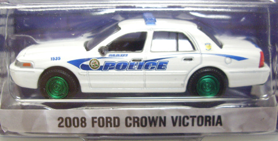 画像: 2016 GREENLIGHT HOT PURSUIT S17 【MAUI POLICE - 2008 FORD CROWN VICTORIA】 WHITE/RR (GREEN MACHINE)