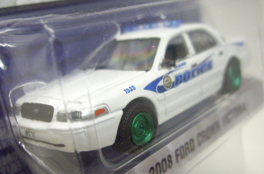 画像: 2016 GREENLIGHT HOT PURSUIT S17 【MAUI POLICE - 2008 FORD CROWN VICTORIA】 WHITE/RR (GREEN MACHINE)