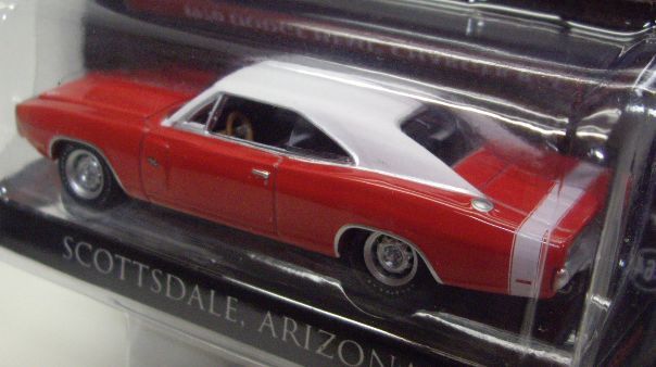 画像: 2016 GREENLIGHT BARRETT JACKSON S1【1970 DODGE HEMI CHARGER R/T】 RED-WHITE/RR 