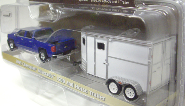 画像: 2016 GREENLIGHT - HITCH & TOW S5 【2015 CHEVROLET SILVERADO 1500 AND HORSE TRAILER】 BLUE/RR