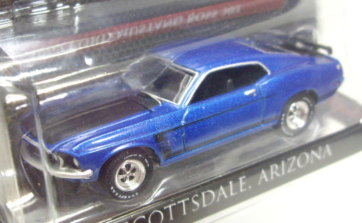 画像: 2016 GREENLIGHT BARRETT JACKSON S1【1969 FORD MUSTANG BOSS 302】 BLUE/RR 