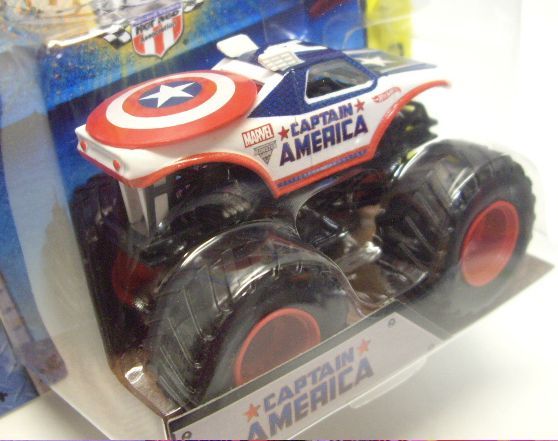 画像: 2015 MONSTER JAM includes SNAP-ON BATTLE SLAMMER! 【CAPTAIN AMERICA】 WHITE