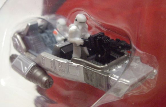 画像: 2016 HW STAR WARS STARSHIP 【"FIRST ORDER" SNOWSPEEDER】　SILVER (BLACK CARD)