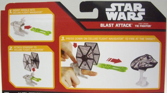 画像: 2016 HW STAR WARS STARSHIP "BLAST ATTACK" 【FIRST ORDER TIE FIGHTER (BATTLE DAMAGED)】　BLACK-GRAY