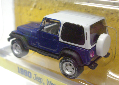 画像: GREENLIGHT COUNTRY ROADS S14 【1990 JEEP WRANGLER】 BLUE/RR