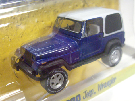 画像: GREENLIGHT COUNTRY ROADS S14 【1990 JEEP WRANGLER】 BLUE/RR