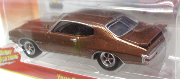 画像: 2016 JOHNNY LIGHTNING - MUSCLE CARS USA S1 【1971 PONTIAC GTO】 MET.BROWN/RR　