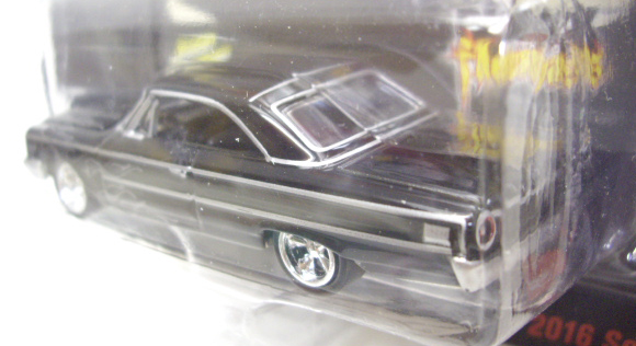 画像: 2016 JOHNNY LIGHTNING - STREET FREAKS S1A 【1963 FORD GALAXIE 500】 BLACK-BLACK (BLACK WITH FLAMES)