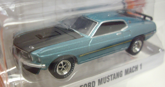 画像: 2016 GREENLIGHT GL MUSCLE S15 【1969 FORD MUSTANG MACH 1】 AQUA/RR