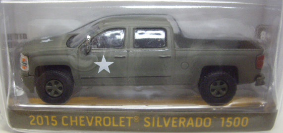 画像: 2016 GREENLIGHT HOBBY EXCLUSIVE 【"U.S. ARMY" 2015 CHEVROLET SILVERADO 1500】 FLAT OLIVE/RR