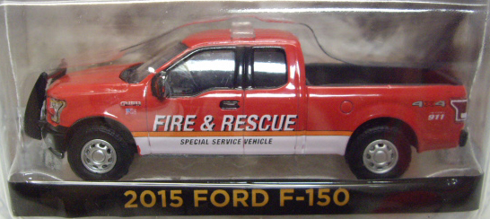 画像: 2016 GREENLIGHT HOBBY EXCLUSIVE 【"FIRE & RESCUE SPECIAL SERVICE VEHICLE" 2015 FORD F-150】 RED/RR