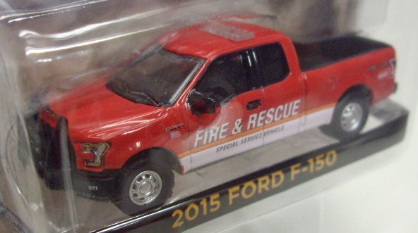 画像: 2016 GREENLIGHT HOBBY EXCLUSIVE 【"FIRE & RESCUE SPECIAL SERVICE VEHICLE" 2015 FORD F-150】 RED/RR