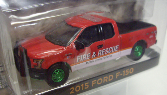 画像: 2016 GREENLIGHT HOBBY EXCLUSIVE 【"FIRE & RESCUE SPECIAL SERVICE VEHICLE" 2015 FORD F-150】 RED/RR  (GREEN MACHINE)