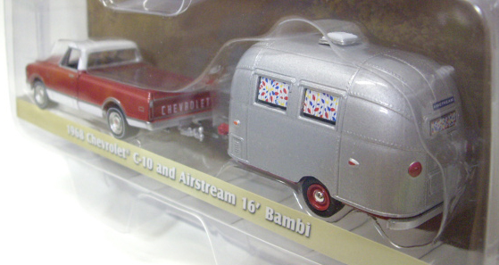 画像: 2016 GREENLIGHT - HITCH & TOW S6 【1968 CHEVROLET C-10 AND AIRSTREAM 16' BAMBI】 DK.RED/LT.GRAY/RR