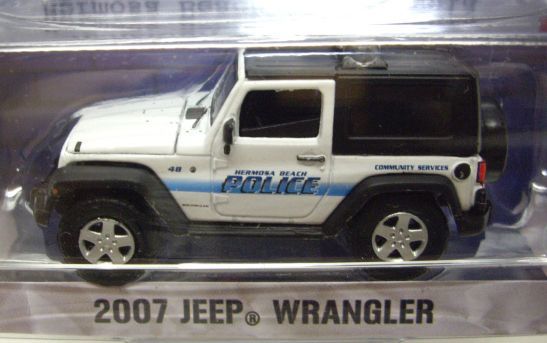 画像: 2016 GREENLIGHT HOT PURSUIT S18 【2007 JEEP WRANGLER】 WHITE/BLACK/RR (HERMOSA BEACH POLICE) 