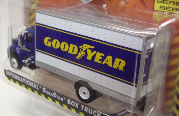 画像: 2016 GREENLIGHT HEAVY DUTY TRUCKS S5 【INTERNATIONAL DURASTAR BOX TRUCK】 BLUE/RR (GOOD YEAR)