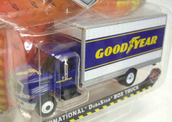 画像: 2016 GREENLIGHT HEAVY DUTY TRUCKS S5 【INTERNATIONAL DURASTAR BOX TRUCK】 BLUE/RR (GOOD YEAR)