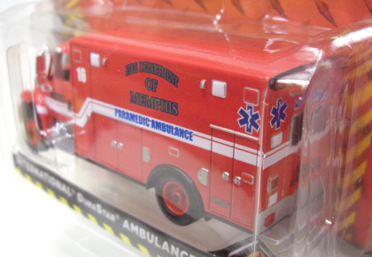 画像: 2016 GREENLIGHT HEAVY DUTY TRUCKS S5 【INTERNATIONAL DURASTAR AMBULANCE】 RED/RR