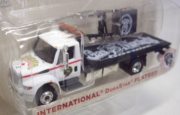 画像: 2016 GREENLIGHT HEAVY DUTY TRUCKS S5 【INTERNATIONAL DURASTAR FLATBED】 WHITE-BLACK/RR (GAS MONKEY GARAGE)