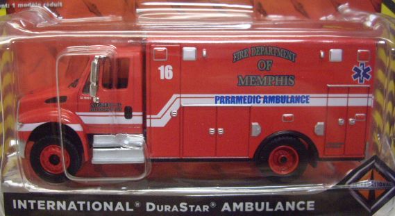 画像: 2016 GREENLIGHT HEAVY DUTY TRUCKS S5 【INTERNATIONAL DURASTAR AMBULANCE】 RED/RR