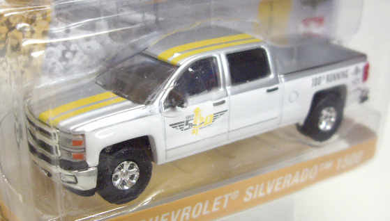 画像: 2016 GREENLIGHT HOBBY EXCLUSIVE "100th RUNNING INDY 500" 【2015 CHEVROLET SILVERADO 1500】 SILVER-WHITE/RR