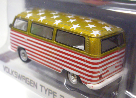 画像: 2016 GREENLIGHT MJ TOY EXCLUSIVE "RIO 2016 WORLD GAMES" 【"U.S.A." VOLKSWAGEN TYPE 2 T2 BUS】 GOLD/RR  (GREEN MACHINE)