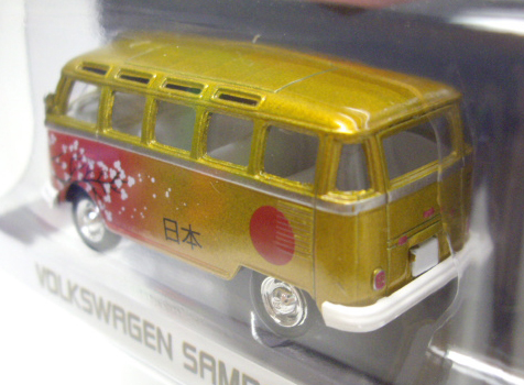 画像: 2016 GREENLIGHT MJ TOY EXCLUSIVE "RIO 2016 WORLD GAMES" 【"JAPAN" VOLKSWAGEN SAMBA BUS】 GOLD/RR  (GREEN MACHINE)