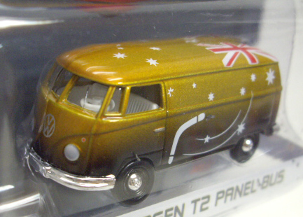 画像: 2016 GREENLIGHT MJ TOY EXCLUSIVE "RIO 2016 WORLD GAMES" 【"AUSTRALIA" VOLKSWAGEN T2 PANEL BUS】 GOLD/RR  (GREEN MACHINE)